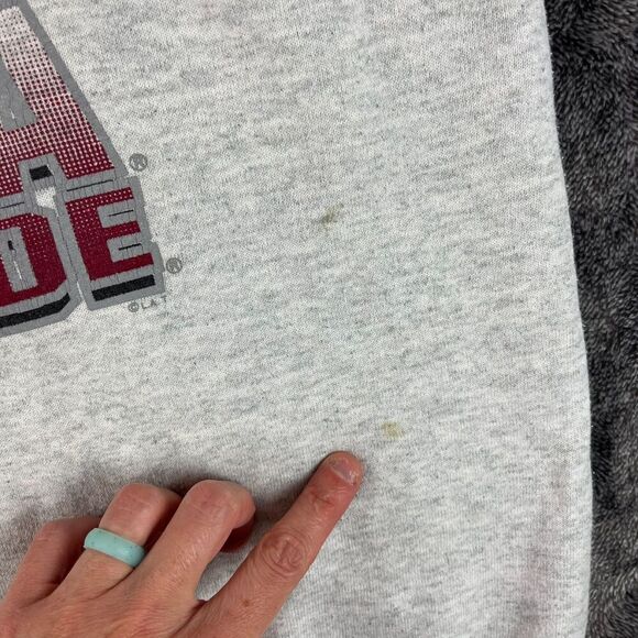 Vtg '92 Fruit Of The Loom National Champions Alabama Crimson Tide Sweatshirt XXL - Picture 7 of 14
